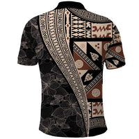 Bula Hibiscus Festival Polo Shirt Fijian Masi Pattern Half Style LT03 - Polynesian Pride