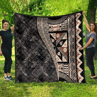 Bula Hibiscus Festival Quilt Fijian Masi Pattern Half Style LT03 - Polynesian Pride