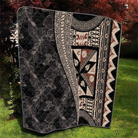 Bula Hibiscus Festival Quilt Fijian Masi Pattern Half Style LT03 - Polynesian Pride