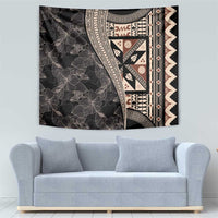 Bula Hibiscus Festival Tapestry Fijian Masi Pattern Half Style LT03 - Polynesian Pride