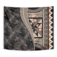 Bula Hibiscus Festival Tapestry Fijian Masi Pattern Half Style LT03 - Polynesian Pride