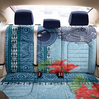 Fiji Day Back Car Seat Cover Tapa Pattern and Hibiscus Flower LT03 - Polynesian Pride