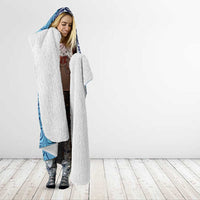 Fiji Day Hooded Blanket Tapa Pattern and Hibiscus Flower LT03 - Polynesian Pride