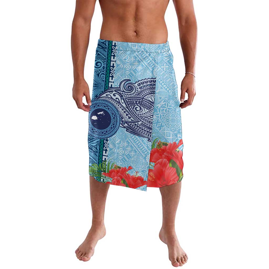 Fiji Day Lavalava Tapa Pattern and Hibiscus Flower