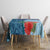 Fiji Day Tablecloth Tapa Pattern and Hibiscus Flower