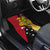 Papua New Guinea Independence Day Car Mats Bird-of-Paradise with Map and Polynesian Pattern