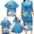 Aloha Hawaiian Monk Seal Family Matching Long Sleeve Bodycon Dress and Hawaiian Shirt Polynesian Tattoo The Ocean and Undersea Vibe