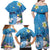 Aloha Hawaiian Monk Seal Family Matching Off Shoulder Maxi Dress and Hawaiian Shirt Polynesian Tattoo The Ocean and Undersea Vibe