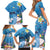 Aloha Hawaiian Monk Seal Family Matching Short Sleeve Bodycon Dress and Hawaiian Shirt Polynesian Tattoo The Ocean and Undersea Vibe