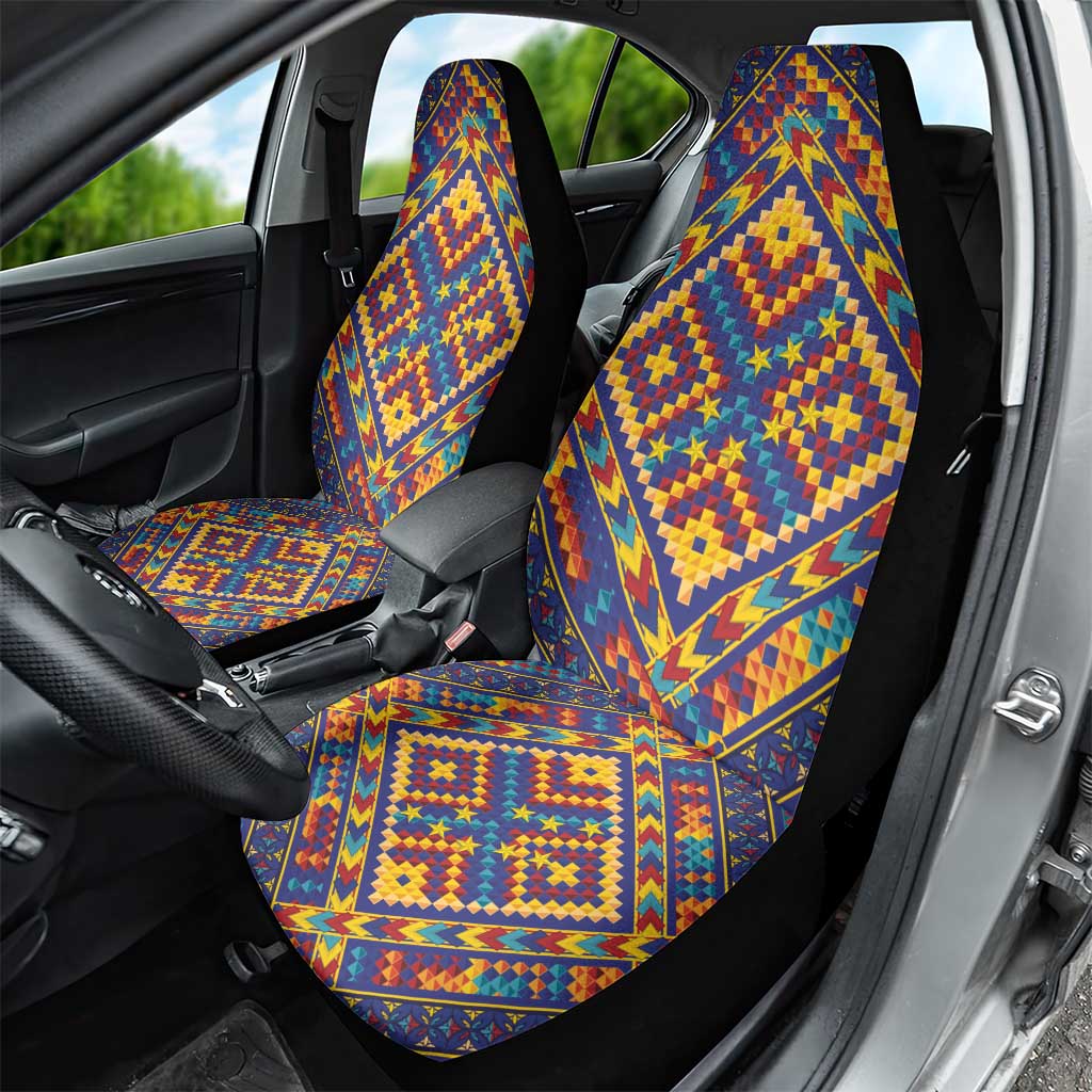 Kolose-Tuvalu Crochet Car Seat Cover with Polynesian and Pacific Tattoos LT03 - Polynesian Pride