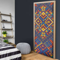 Kolose-Tuvalu Crochet Door Cover with Polynesian and Pacific Tattoos LT03 - Polynesian Pride