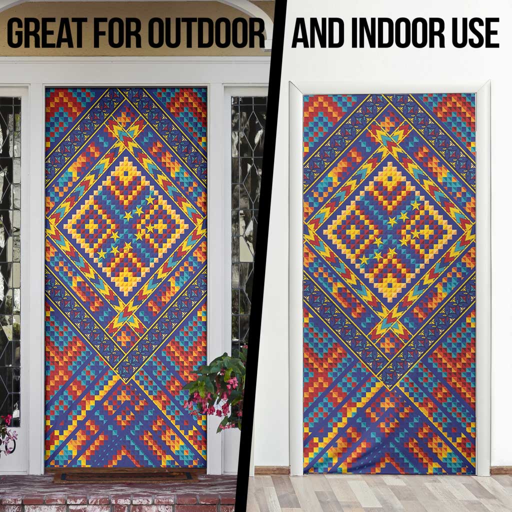 Kolose-Tuvalu Crochet Door Cover with Polynesian and Pacific Tattoos LT03 - Polynesian Pride