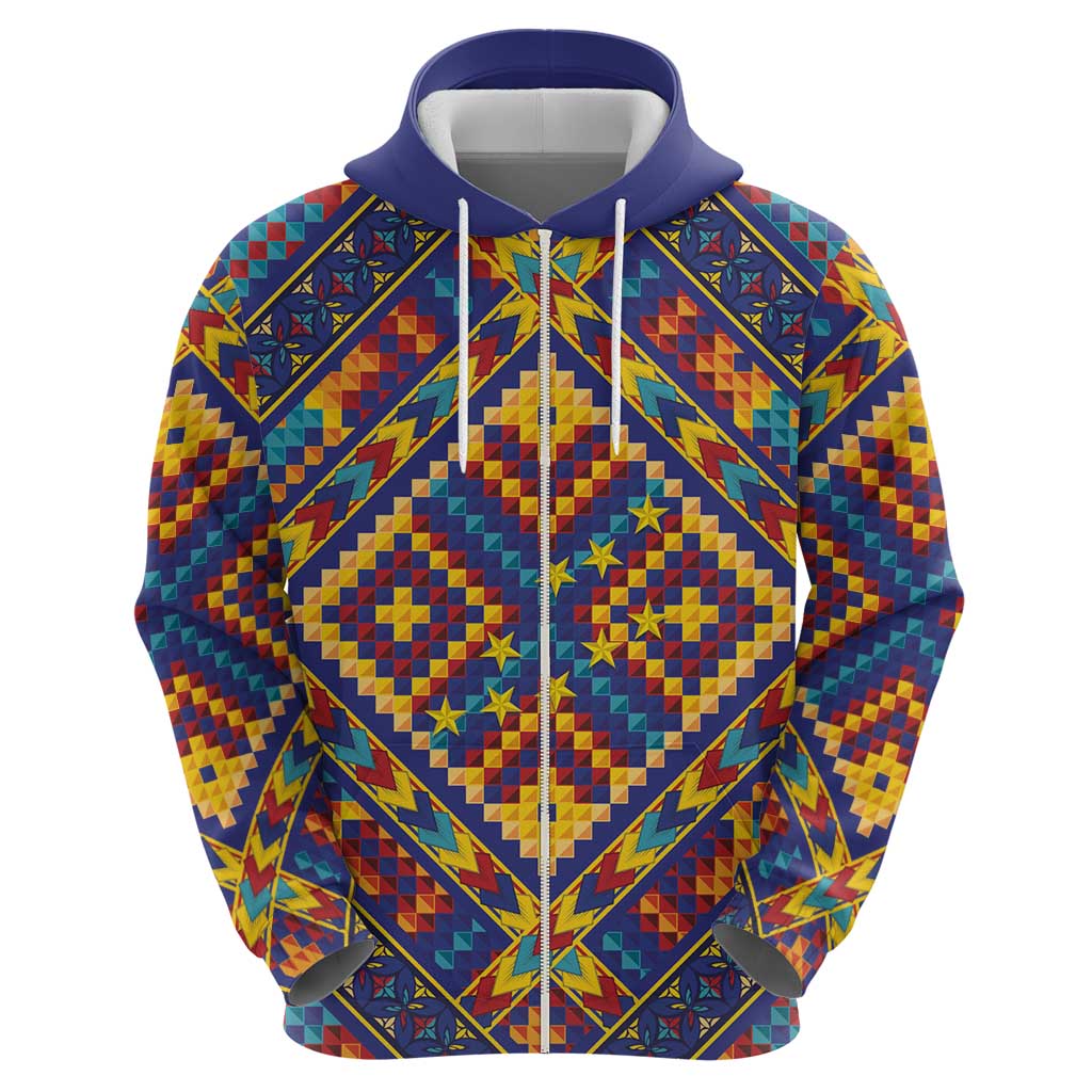 Kolose-Tuvalu Crochet Hoodie with Polynesian and Pacific Tattoos LT03 - Polynesian Pride