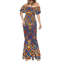 Kolose-Tuvalu Crochet Mermaid Dress with Polynesian and Pacific Tattoos LT03 - Polynesian Pride