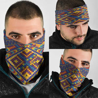 Kolose-Tuvalu Crochet Neck Gaiter with Polynesian and Pacific Tattoos LT03 - Polynesian Pride