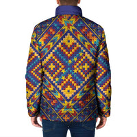 Kolose-Tuvalu Crochet Padded Jacket with Polynesian and Pacific Tattoos LT03 - Polynesian Pride