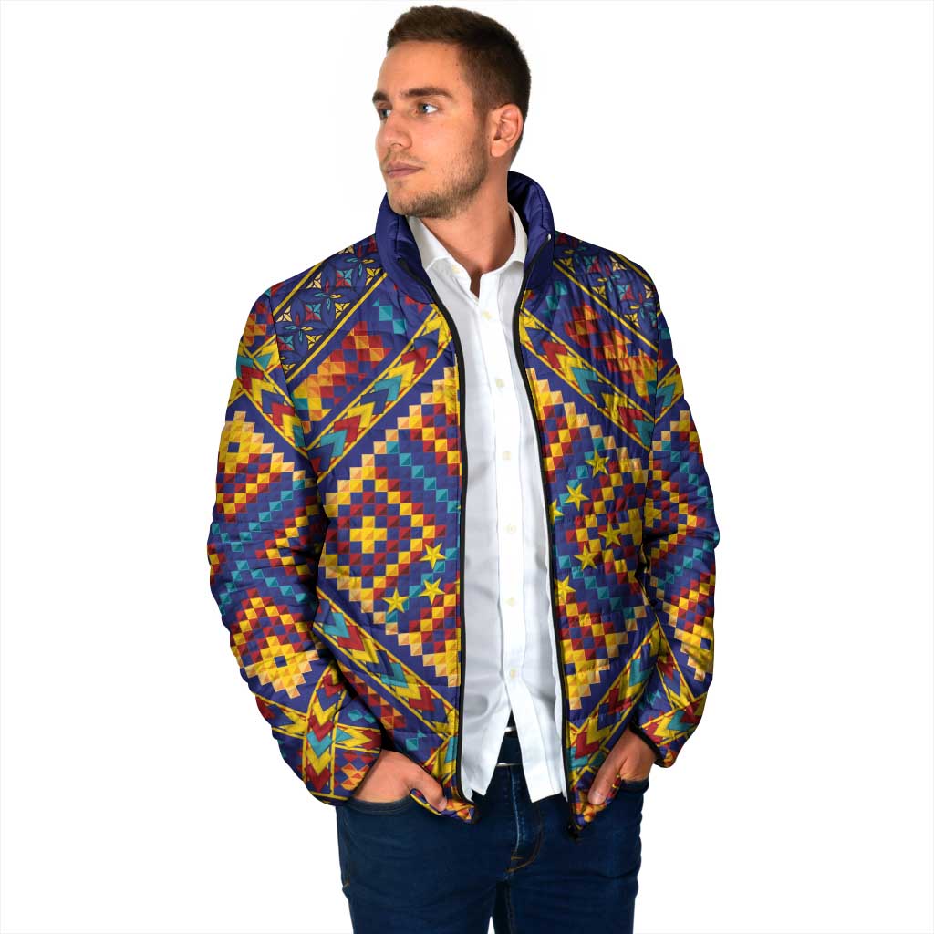 Kolose-Tuvalu Crochet Padded Jacket with Polynesian and Pacific Tattoos LT03 - Polynesian Pride
