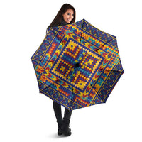 Kolose-Tuvalu Crochet Umbrella with Polynesian and Pacific Tattoos LT03 - Polynesian Pride