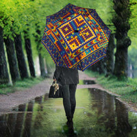 Kolose-Tuvalu Crochet Umbrella with Polynesian and Pacific Tattoos LT03 - Polynesian Pride