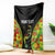 Personalised Vanuatu Running Blanket Footprint and Hibiscus Polynesian Style