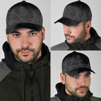 Hawaiian Kakau Art and Hisbiscus Tattoo Classic Cap Tribal Pattern-Black Gradient Style LT03 - Polynesian Pride