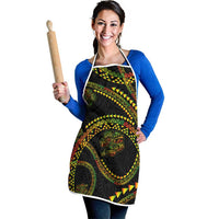 Hawaiian Kakau Art and Hisbiscus Tattoo Apron Tribal Pattern-Reggae Style LT03 - Polynesian Pride
