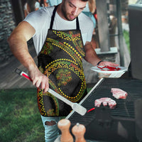 Hawaiian Kakau Art and Hisbiscus Tattoo Apron Tribal Pattern-Reggae Style LT03 - Polynesian Pride
