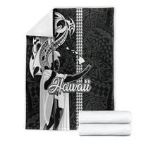 Hawaii Island Blanket Hawaiian King and Kakau Symbols Abstract Shoulder Tattoo LT03 - Polynesian Pride