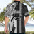 Hawaii Island Hawaiian Shirt Hawaiian King and Kakau Symbols Abstract Shoulder Tattoo LT03 - Polynesian Pride