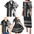 Custom Hawaii Island Family Matching Puletasi Dress and Hawaiian Shirt Hawaiian King and Kakau Symbols Abstract Shoulder Tattoo LT03 - Polynesian Pride