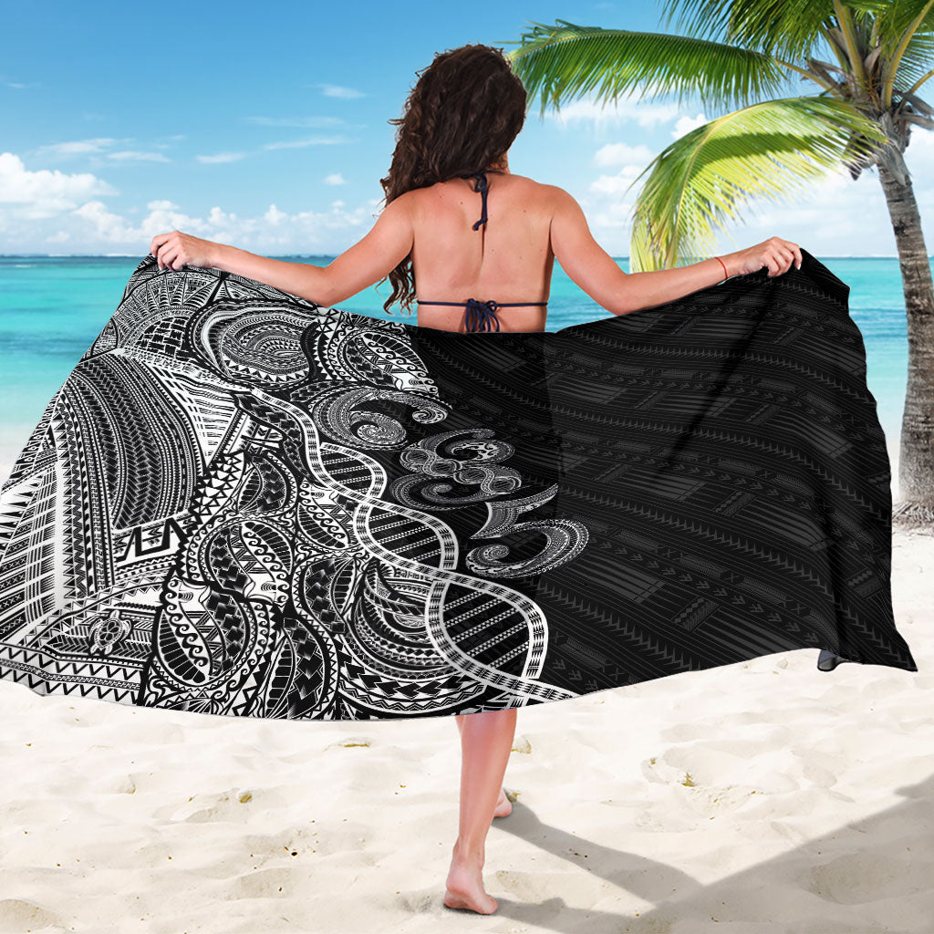 Samoan Traditional Tattoo 685 Sarong Tribal Tatau DNA Black Color LT03 - Polynesian Pride
