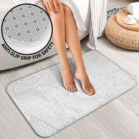 Samoan Traditional Tattoo 685 Bathroom Set Tribal Tatau DNA All-White LT03 - Polynesian Pride