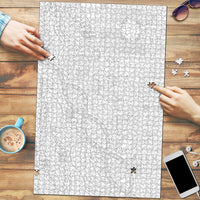 Samoan Traditional Tattoo 685 Puzzle Tribal Tatau DNA All-White LT03 White - Polynesian Pride