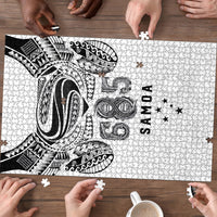 Super Samoa 685 Tribal Tattoo Puzzle Siapo Pattern White Edition LT03 - Polynesian Pride