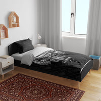 Super Samoa 685 Tribal Tattoo Bedding Set Samoan Ornament Pattern Black Edition LT03 - Polynesian Pride