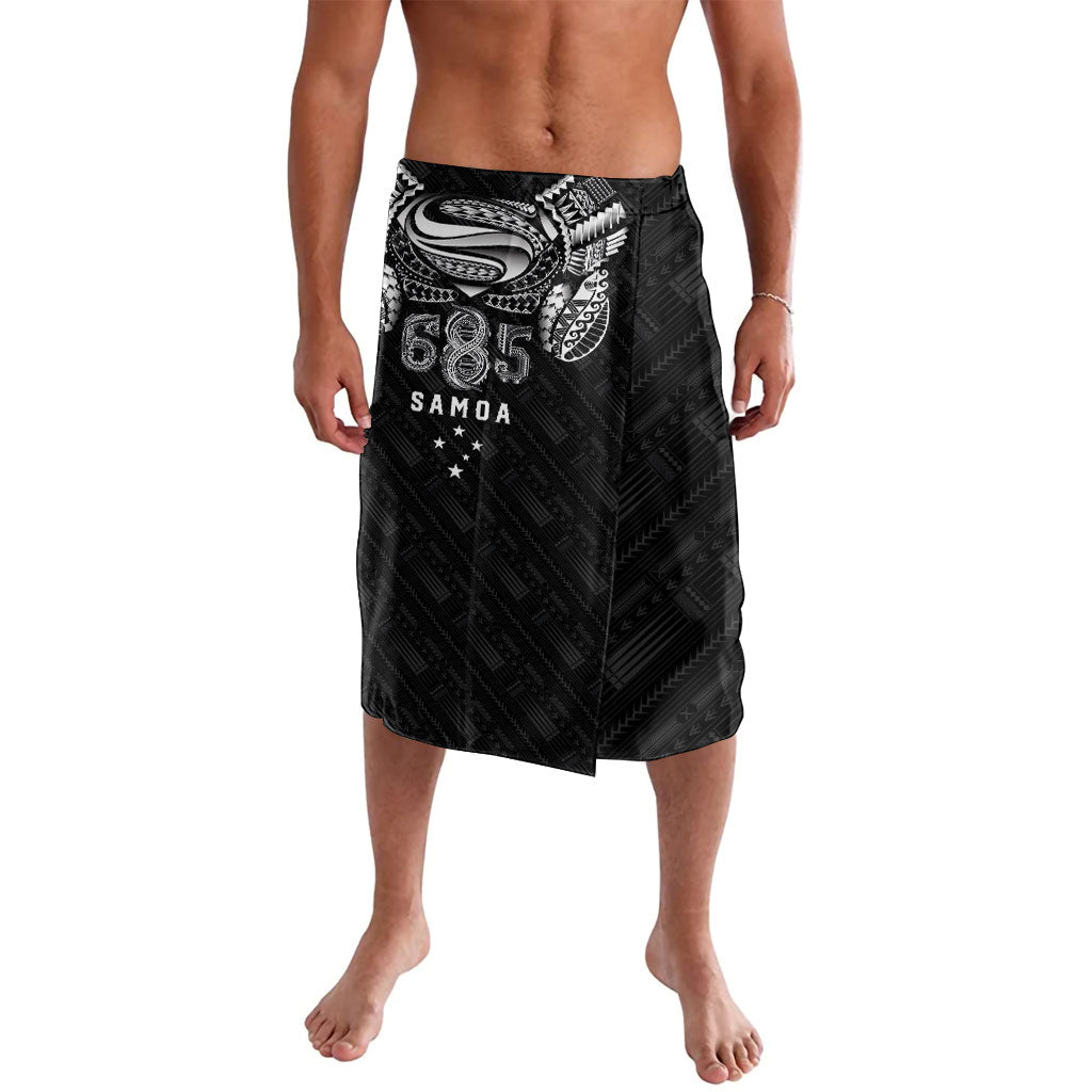 Super Samoa 685 Tribal Tattoo Lavalava Samoan Ornament Pattern Black Edition LT03 Black - Polynesian Pride