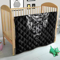 Super Samoa 685 Tribal Tattoo Quilt Samoan Ornament Pattern Black Edition LT03 - Polynesian Pride