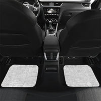 Super Samoa 685 Tribal Tattoo Car Mats Siapo Pattern All-White Edition LT03 Set 2pcs - Back White - Polynesian Pride