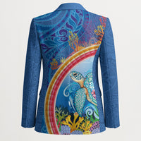 Hawaiian Connecting with the Ocean Blazer Polynesian Pattern LT03 - Polynesian Pride