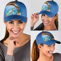 Hawaiian Connecting with the Ocean Classic Cap Polynesian Pattern LT03 - Polynesian Pride