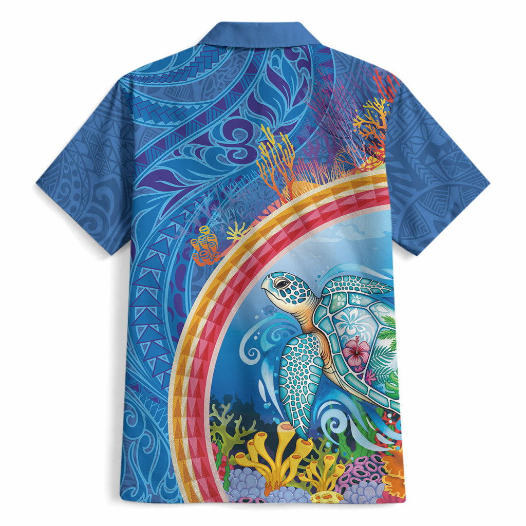 Hawaiian Connecting with the Ocean Hawaiian Shirt Polynesian Pattern LT03 - Polynesian Pride