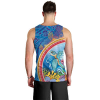 Hawaiian Connecting with the Ocean Men Tank Top Polynesian Pattern LT03 - Polynesian Pride