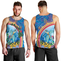 Hawaiian Connecting with the Ocean Men Tank Top Polynesian Pattern LT03 - Polynesian Pride