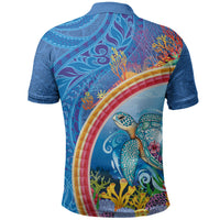 Hawaiian Connecting with the Ocean Polo Shirt Polynesian Pattern LT03 - Polynesian Pride