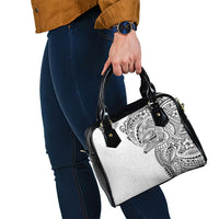 Hawaiian Humuhumu Tribal Tattoo Shoulder Handbag Polynesian Kakau White Color LT03 - Polynesian Pride