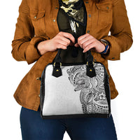 Hawaiian Humuhumu Tribal Tattoo Shoulder Handbag Polynesian Kakau White Color LT03 - Polynesian Pride