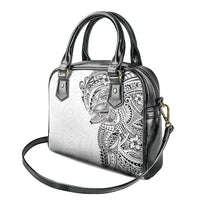 Hawaiian Humuhumu Tribal Tattoo Shoulder Handbag Polynesian Kakau White Color LT03 - Polynesian Pride