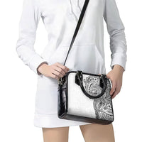 Hawaiian Humuhumu Tribal Tattoo Shoulder Handbag Polynesian Kakau White Color LT03 - Polynesian Pride