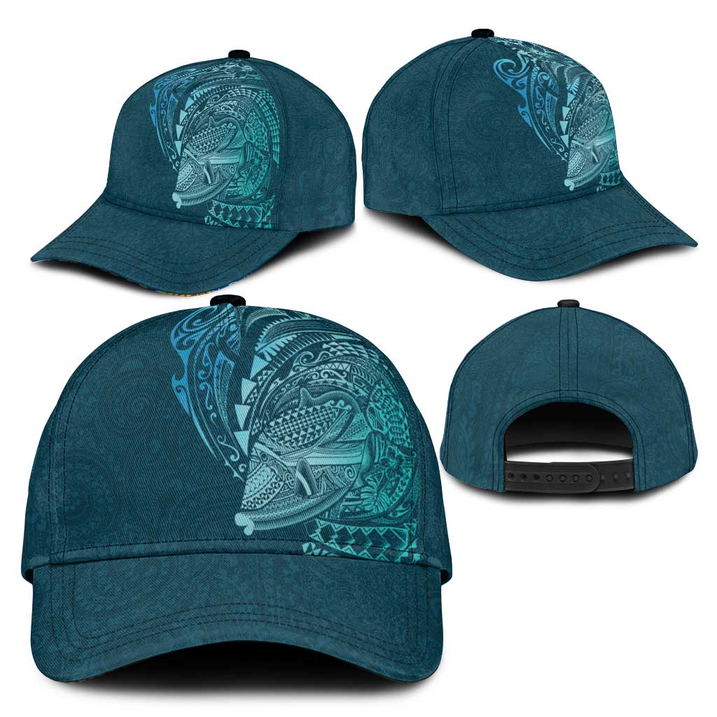 Hawaiian Humuhumu Tribal Tattoo Classic Cap Polynesian Kakau Ocean Color LT03 - Polynesian Pride