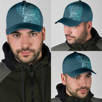 Hawaiian Humuhumu Tribal Tattoo Classic Cap Polynesian Kakau Ocean Color LT03 - Polynesian Pride